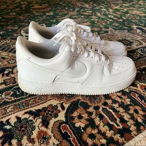 Nike AF-1 Low-Top Sneakers Air Force 1 315122-111 Triple White Shoes Size 10 Men